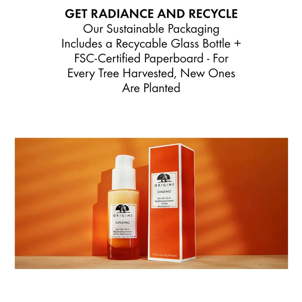 2PC ORIGINS -GINZING™Into The Glow Brightening Serum +Able Skincare